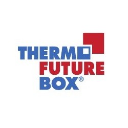 Thermobox 1/1 GN  premium 16 cm gray/blue