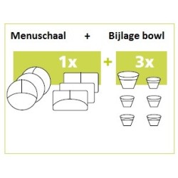 Diner box +3 (zonder servies)