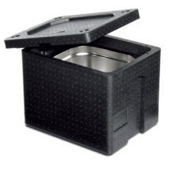 Thermobox 1/2 Gastronorm 200 mm met handgrepen