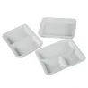 Porcelain 3-compartment menu tray