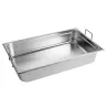 Gastronorm Pan 1/1 GN 100 mm - recessed handles