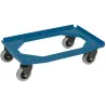 Dollie Mover rubberen wiel | blauw