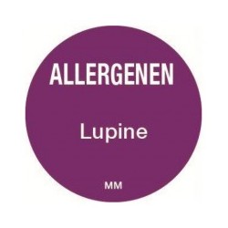 Allergie sticker 'Ei' rond 25 mm, 1000/rol