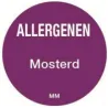 Allergie sticker 'Ei' rond 25 mm, 1000/rol