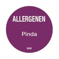 Allergie sticker 'Ei' rond 25 mm, 1000/rol