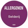 Allergie sticker 'Ei' rond 25 mm, 1000/rol