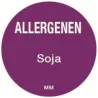 Allergie sticker 'Ei' rond 25 mm, 1000/rol