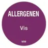 Allergie sticker 'Ei' rond 25 mm, 1000/rol