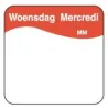 Makk. Verwijderbare Sticker 'Maandag', 1000/rol