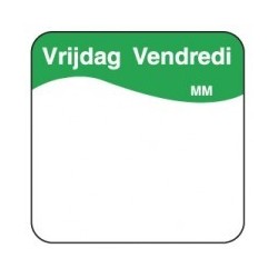 Makk. Verwijderbare Sticker 'Maandag', 1000/rol