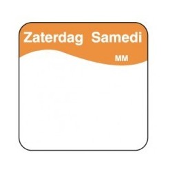 Makk. Verwijderbare Sticker 'Maandag', 1000/rol