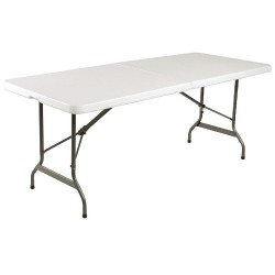 Inklapbare Tafel, wit, 183 cm