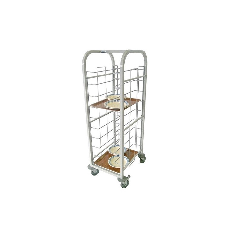 Steel Tray Trolley Single