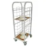 Steel Tray Trolley Single