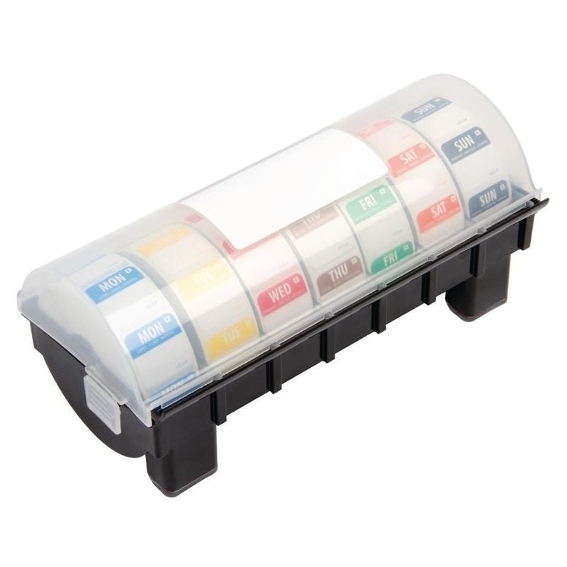 Vogue Dispenser Set + Color Coded Labels, 1000/roll