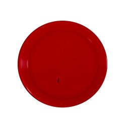 Rond deksel rood