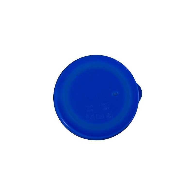 Rechthoekige deksel blauw