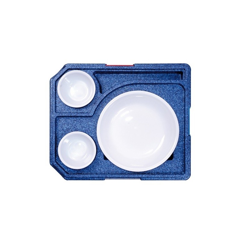 Diner box +2 for round plate (incl. crockery)