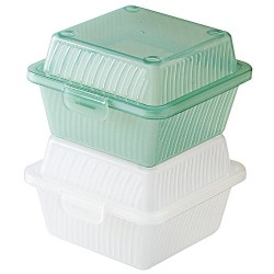 Re-usable Burger Box green (12 pcs)