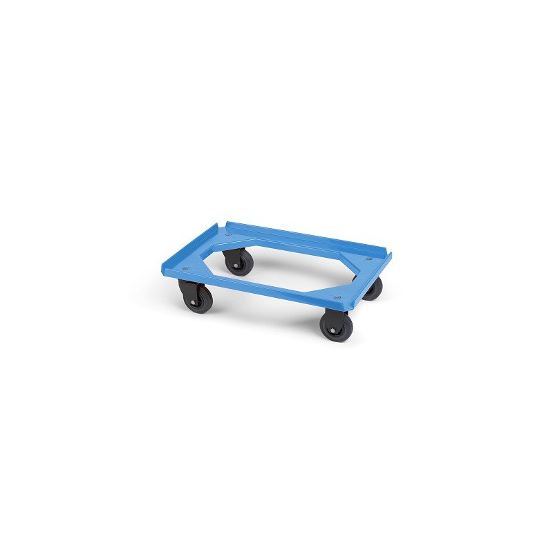 Dollie Mover rubberen wiel | blauw