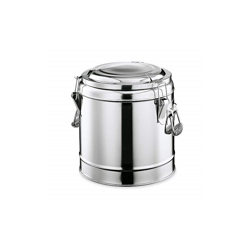 Food Container with clamps and drop handles, 20 litre