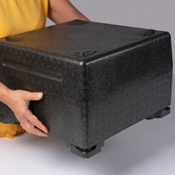 Cakebox 35x35 with an elevated lid