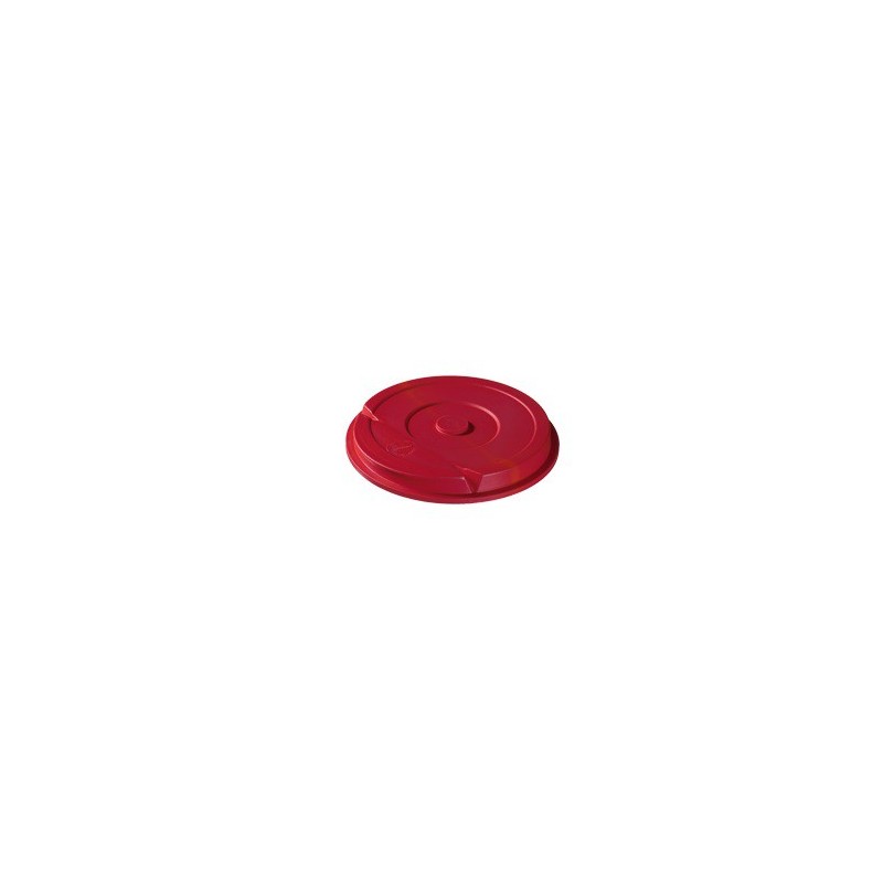 Plastic lid red with bend MenuMobil