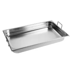 GN Containers with handles, Stainless Steel 18/8